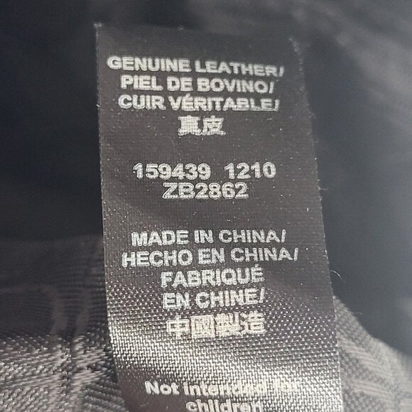 FOSSIL Long Live Vintage Black Hanover Leather Mini Backpack ZB 2862 - Picture 10 of 12